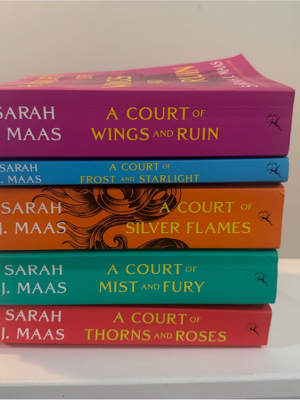 Sarah J. Maas A Court of Thorns and Roses Series - Colorful Paperback Set